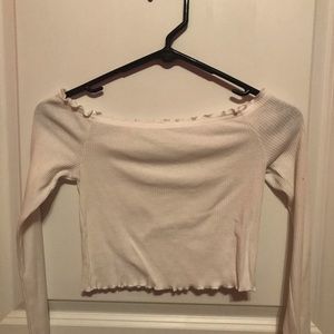 H&M Off the Shoulder Crop Top